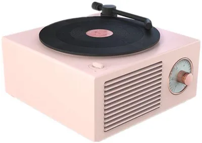 Immagine prodotto di Altoparlante Bluetooth, giradischi wireless, mini lettore USB portatile per l'esterno