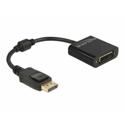 Produktbild von DELOCK Adapter DisplayPort 1.2 Stecker zu DVI Buchse