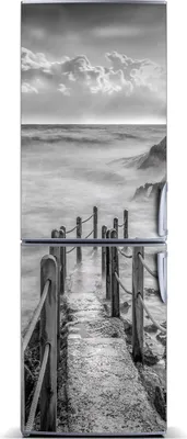 Produktbild von Tulup Kühlschrankdekoration - Magnetmatte - 60 cm x 180 cm - Magnet auf dem Kühlschrank - Der Weg Durch Das Meer