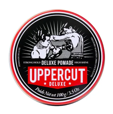 Produktbild von Uppercut Deluxe Pomade Stylingcreme – Starker Halt, Hochglanz Finish für Klassische Styles, Perfekt für Alle Haartypen, 100ml