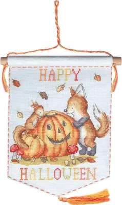 Produktbild von Bothy Threads zestaw do haftu krzyżykowego "Happy Halloween", XKG18, 20x24cm, DIY