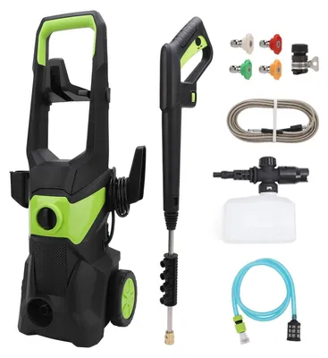 Zdjęcie produktu dla Myjka ciśnieniowa 4000 PSI - 2,5 GPM - Pistolet do piany - 4 dysze - Wąż 32,8 metra