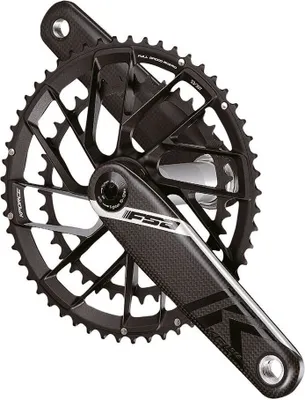 Produktbild von Fsa K-force Team Direct Mount Kurbelgarnitur Schwarz 175 mm / 52/36t Schwarz 175 mm
