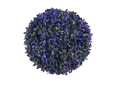 Image de EUROPALMS Boule d'herbe, artificielle, violette, 22cm (82606974)
