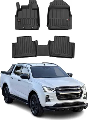 Produktbild von FROGUM ProLine 3D TPE Fußmatte für ISUZU D-Max III Pritsche / Fahrgestell (TFR, TFS) Vorne