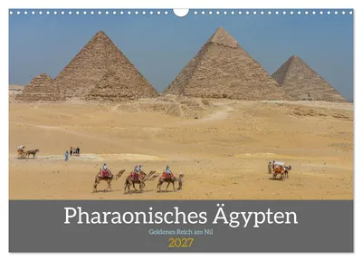Produktbild von Pharaonisches Ägypten (Wandkalender 2027 DIN A3 quer), CALVENDO Monatskalender