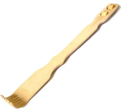 Produktbild von Rückenkratzer Massagegerät Bambus Rückenkratzer - Bambusholz - Massage für Rücken, Nacken, Beine und Füße - Geschenk für ihn und sie