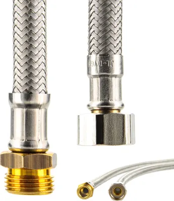 Produktbild von tecuro Sanitär Verbindungsschlauch 1/2 ÜWM x 1/2 AG x 200 mm - KTW-A- DVGW