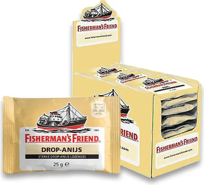 Produktbild von Fisherman's Friend Pastilles strong licorice anise 24 x 25 grams