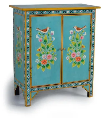 Image de Table d'appoint « Milan » en bois de manguier, 77 cm x 65 cm x 33 cm, Giner y Colomer