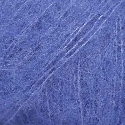 Produktbild von Drops Brushed Alpaca Silk Uni Colour 26 Cobalt Blue Strickgarn