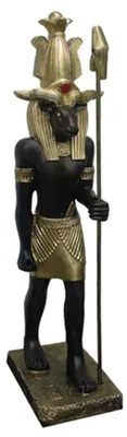 Image de Dieu égyptien Khnoum Statue Figure Statues Sculptures 95 cm Style antique