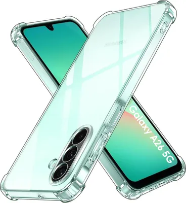 Immagine prodotto di Custodia per Samsung Galaxy A26 5G - Custodia trasparente antiurto per telefoni cellulari Custodia protettiva antigraffio ultra sottile Phonillico