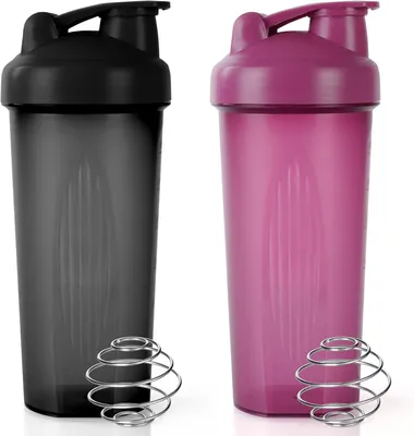 Productafbeelding van Shakerbeker - Set van 2 - 700 ml - BPA-vrij