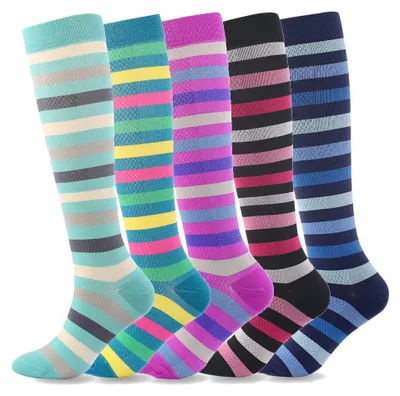Image de Bas de contention SSDH (5 paires) pour femmes, 20-30 mmHg, bas de contention