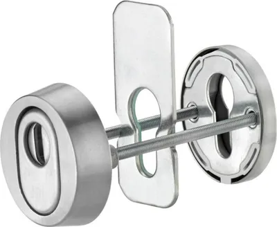 Produktbild von EDI Haustür-Schutz-Schlüsselrosette 7456,PZ,RH15,edelstahl