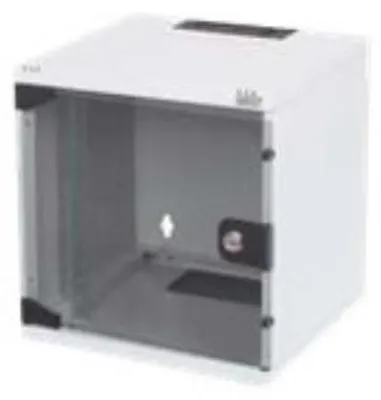 Immagine prodotto di DIGITUS DN-10-06U-B Distributore a parete DIGITUS 10", 6 U, (L)312 x (P)300 mm, nero