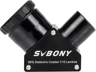 Produktbild von Svbony SV223 Diagonalspiegel, 1,25" 90° Diagonaladapter, Stern Zenitspiegel aus Kohlefasermaterial mit Clicklock