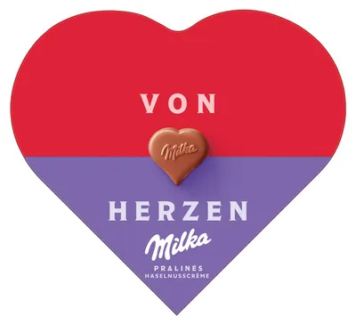Produktbild von I Love Milka Miniherz Haselnuss 44g