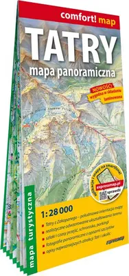 Immagine prodotto di Monti Tatra. Mappa panoramica