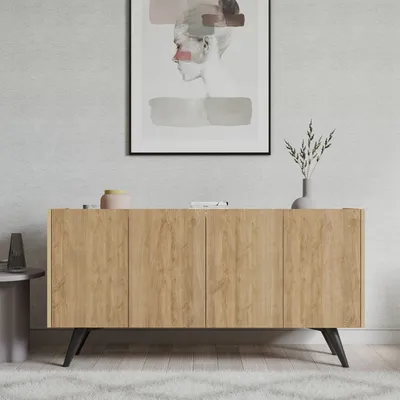Produktbild von Skye Decor, Pekin- PekinMDD, eichenfarbig, Kommoden, 40x150x76 cm, 100% Melaminbeschichtete Partikelplatte
