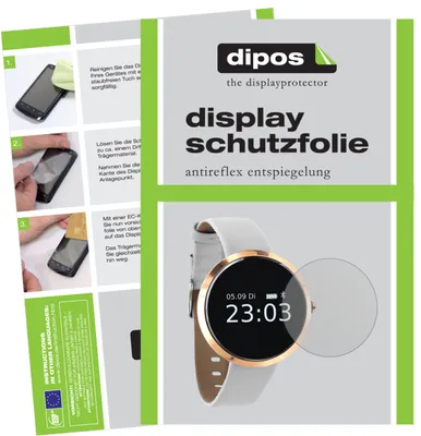 Produktbild von 6x Schutzfolie für X-WATCH SIONA Smartwatch matt Displayschutzfolie Display