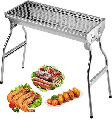 Produktbild von Famanu Outdoor Camping Grill - Robuste Bauweise - Tragbar und Praktisch