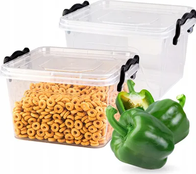 Zdjęcie produktu dla SuperButelki - Pojemnik do przechowywania żywności, 2400ml, MULTIBOX, 2,4l, z pokrywką, funkcjonalność i wygodna w kuchni, uniwersalny, kwadratowy