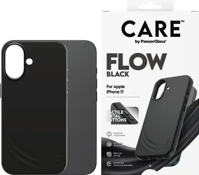 Image de Étui CARE by PanzerGlass Feature FLOW MagSafe pour iPhone 17 - noir