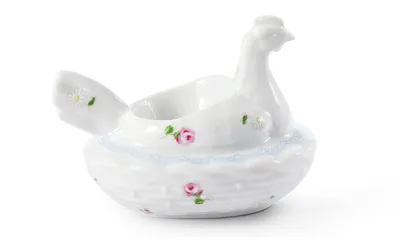 Obrázok produktu pre Porcelánový pohár na vajcia - sliepka, RoseLine, Leander