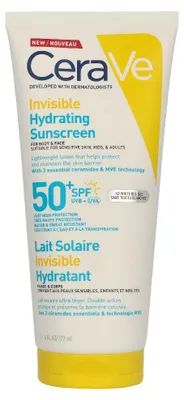 Produktbild von CeraVe Invisible Hydrating Sunscreen SPF 50+