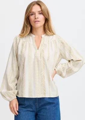 Produktbild von Pulz Jeans PZTIONA Damen Bluse 100% Baumwolle loose fit