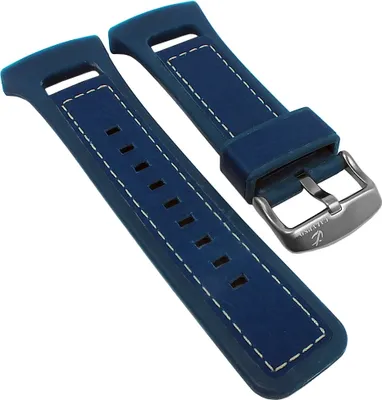 Produktbild von Calypso Uhrenarmband Kunststoff blau weiße Naht > K5333/1