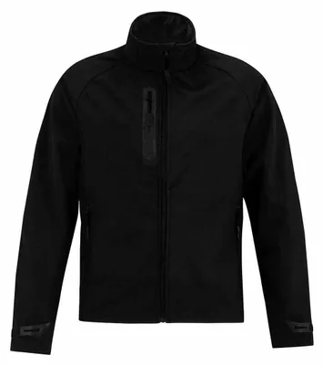 Produktbild von B&C Herren X-Lite Softshell Jacke FK102 (S) (Schwarz)
