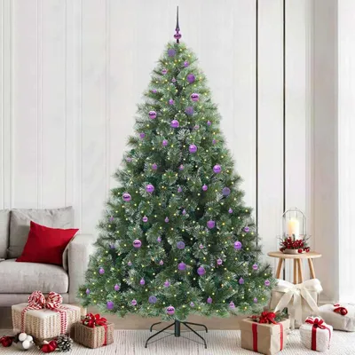 Immagine prodotto di Mobili Albero di Natale artificiale con 300 LED verde 240 cm PE e PVC - 9912449
