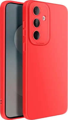 Immagine prodotto di Avizar, custodia in silicone Galaxy S25 FE con protezione per fotocamera, rossa