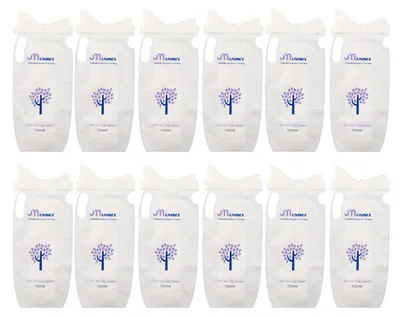 Immagine prodotto di 12 sacche per urina monouso da 700 ml, portatili, a tenuta efficace, pieghevoli, unisex