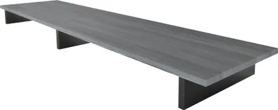 Produktbild von Vladon TV-Aufsatz Game,  Germany, Aufsatz für TV-Boards zur Erhöhung, Weiß matt/Avola-Anthrazit (138,5 x 9,5 x 34,5 cm)