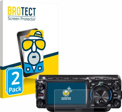 Produktbild von 2x BROTECT Schutzfolie für Yaesu FTX-1 Displayschutz Displayschutzfolie Folie Matt Entspiegelungsfolie