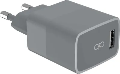 Image de FORCE POWER FPCSCBLAMFI1.2MRG - CS 2.4A 1 Port A + Câble A/MFI 1.2m Recyclé Gris