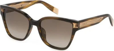 Productafbeelding van Zonnebril voor dames, merk Furla, model SFU592V-5406YH, lensdiameter 54 mm