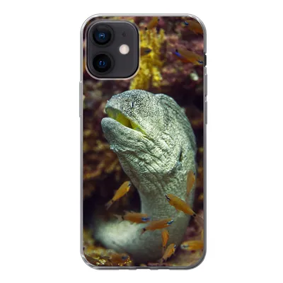 Produktbild von MuchoWow® Handyhülle Schutzhülle Hülle für iPhone 12 Fische - Korallen - Ozean Silikon Softcase Handy Hülle - Schutzhülle