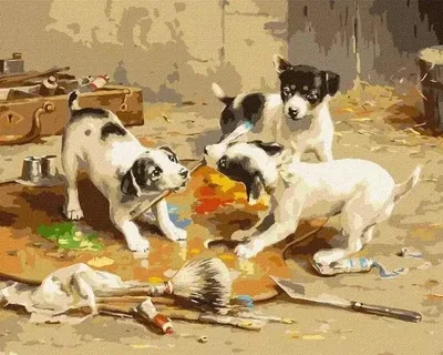 Produktbild von Malen nach Zahlen – Kleine Künstler 40 x 50 cm – Ideyka