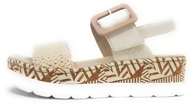 Immagine prodotto di Scarpe da donna Rieker, sandali alti, color beige, modello casual