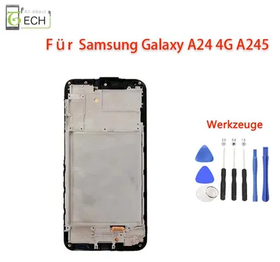 Produktbild von Für Samsung Galaxy A24 4G A245F LCD Display (OLED) mit Rahmen Touchscreen Bildschirm