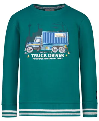 Produktbild von SALT AND PEPPER BY KIDS PARK Sweatshirt mit Lastwagen Stickerei zum Öffnen für J