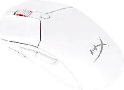 Obrázek produktu pro HyperX Pulsefire Haste 2 Mini – bezdrátová herní myš (bílá), Pro praváky i leváky, Optický, RF Wireless + Bluetooth + USB Type-A, 26000 DPI, Bílá