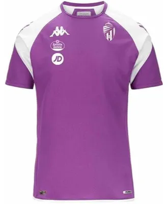 Produktbild von Kappa Unisex Kinder Abou Pro 7 Valladolid Tshirt, dunkelviolett/weiß, 6 años