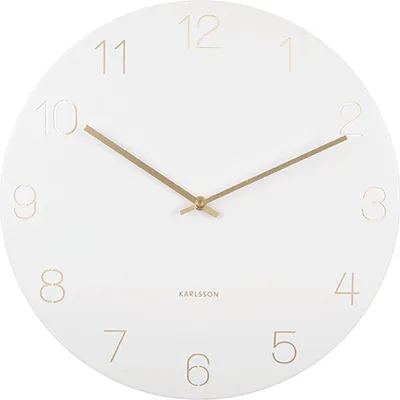 Immagine prodotto di Karlsson - Orologio da parete Charm - Bianco - Ø40cm