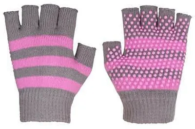 Obrázek produktu pro Grippy G1 rukavice na jógu, bezprsté růžová varianta 35969